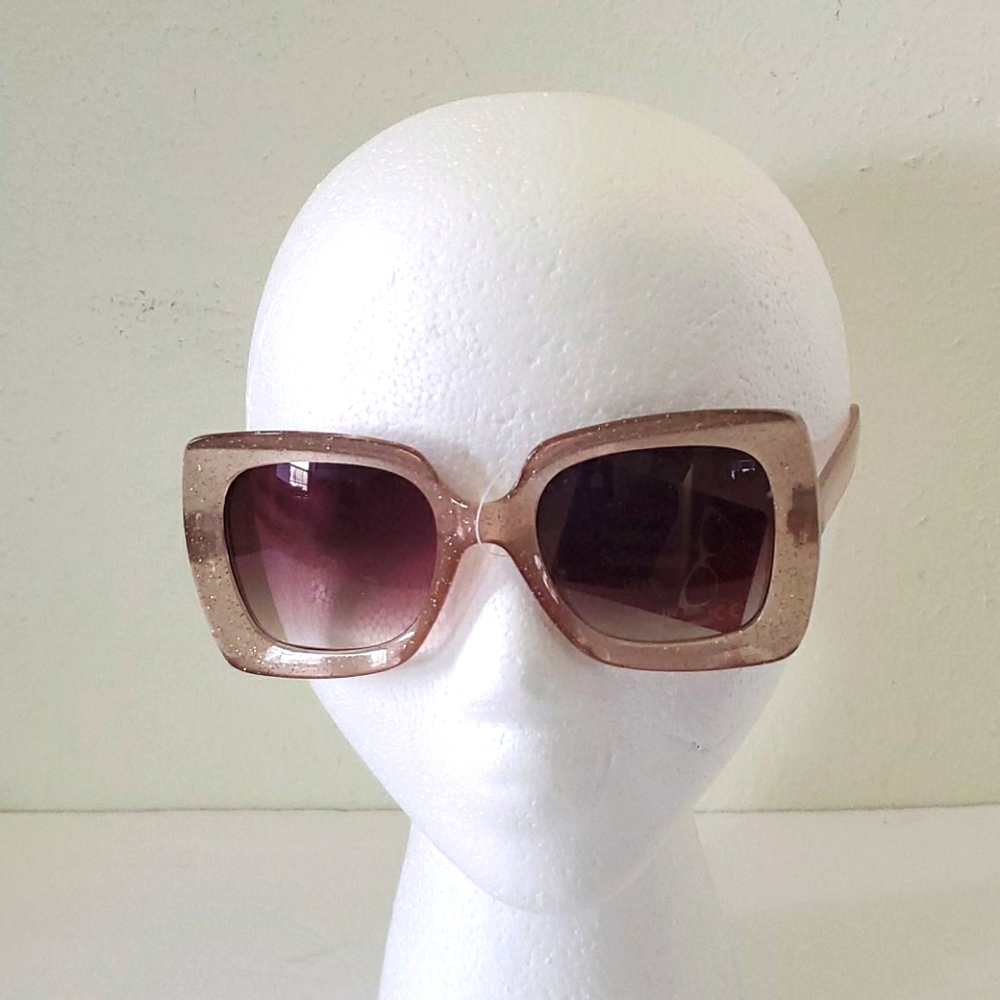 🆕️ Oversized Square Glitter Sunglasses